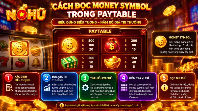 Cách đọc Money Symbol trong Paytable