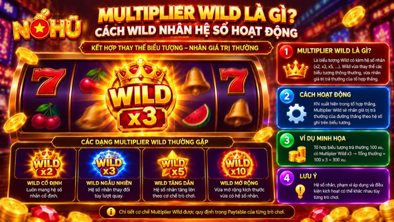 Multiplier Wild Là Gì? Cách Wild Nhân Hệ Số Hoạt Động